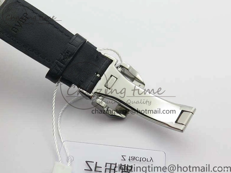 MIROTIME 0421 MoistureWicking Portuguese IW371491 ZF 1:1 Best Edition SS Blue Dial On Leather Strap A79350 (Slim Movement) V 7221